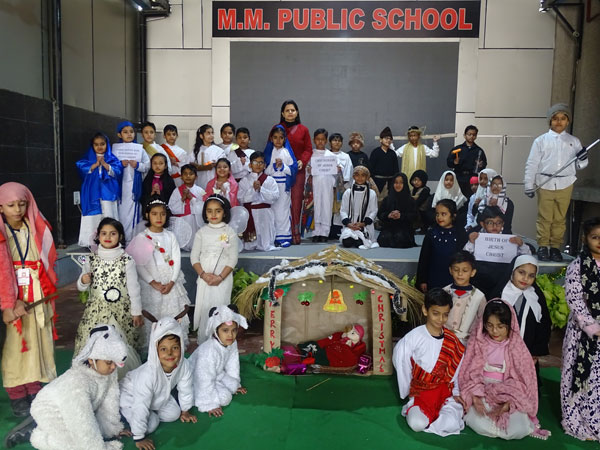 Christmas Celebration by primary students