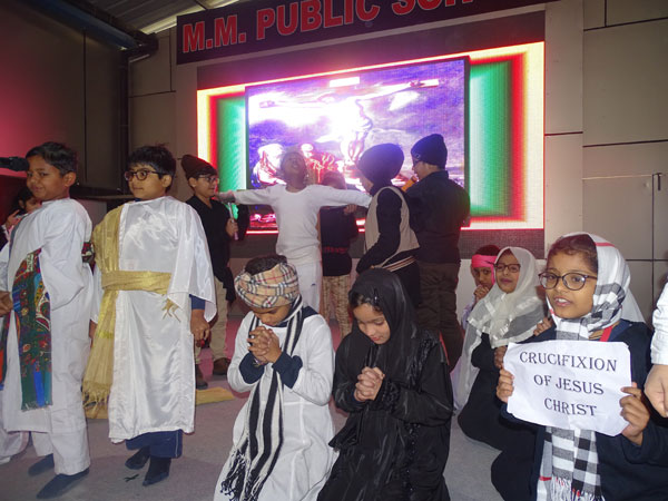 Christmas Celebration by primary students