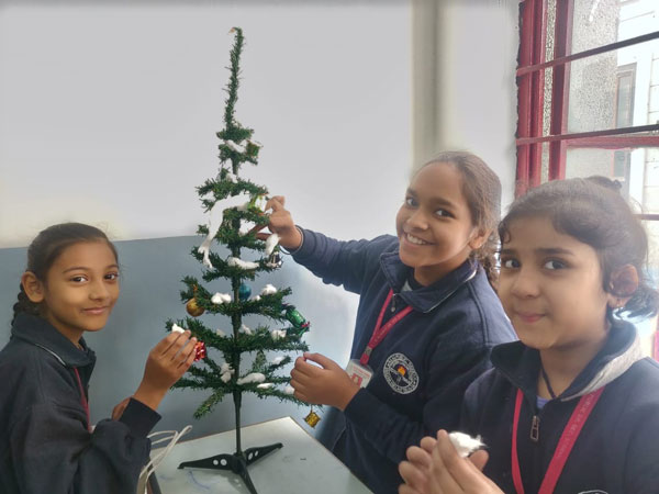 Christmas Celebration by primary students