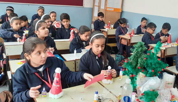 Christmas Celebration by primary students