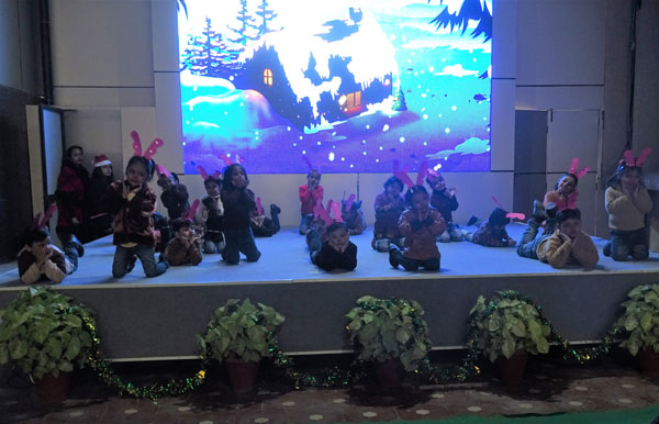 Christmas Celebration by pre-primary students