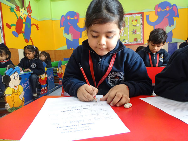 English and Hindi Calligraphy Competition