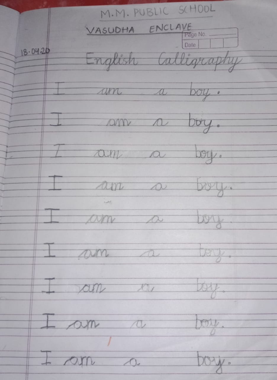 English Calligraphy competition