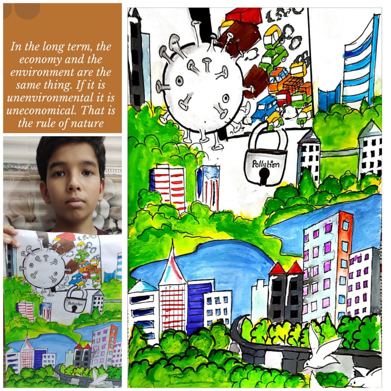 COVID benefits to environment