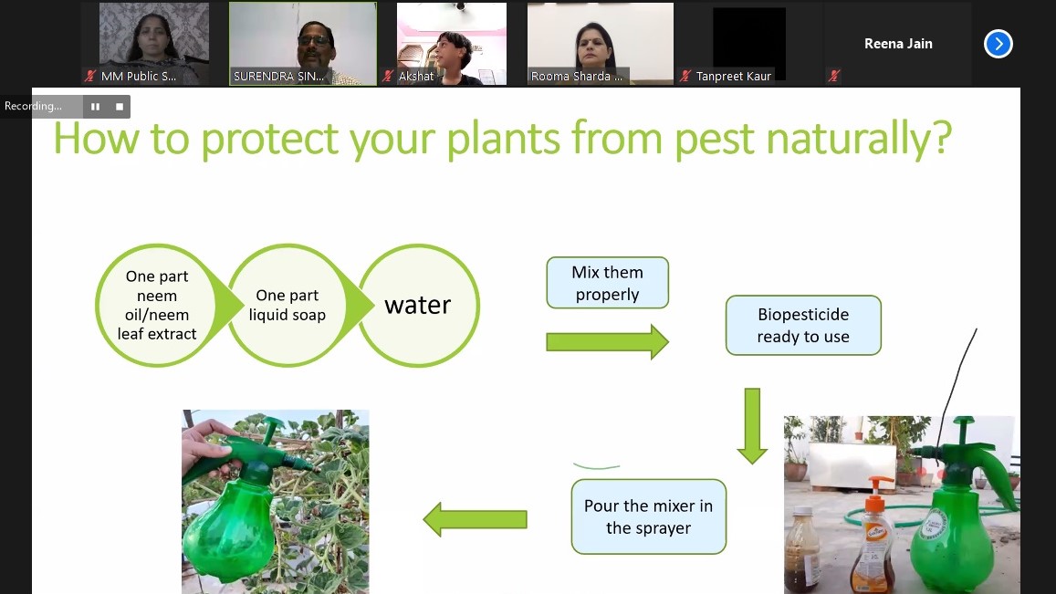 Webinar on Tree Plantation and Organic farming