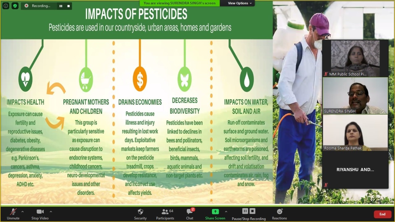 Webinar on Tree Plantation and Organic farming