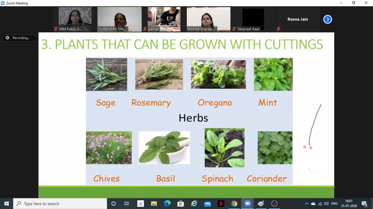 Webinar on Tree Plantation and Organic farming