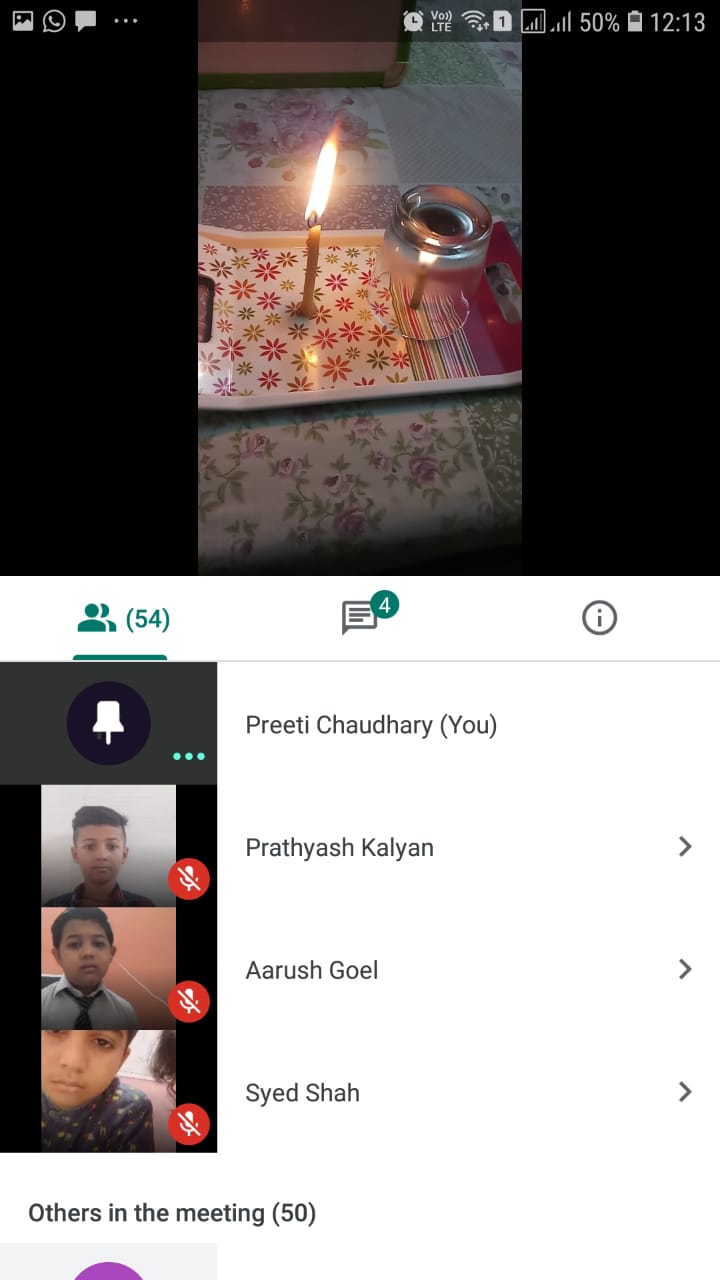 Science experiment on Air by class 2