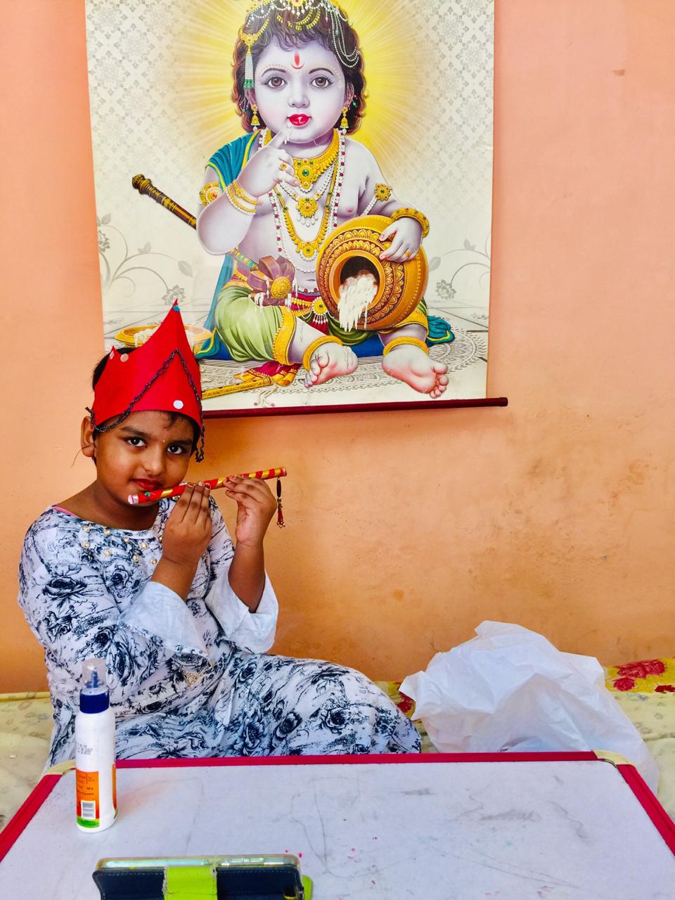 Janmashtmi celebration by Primary students