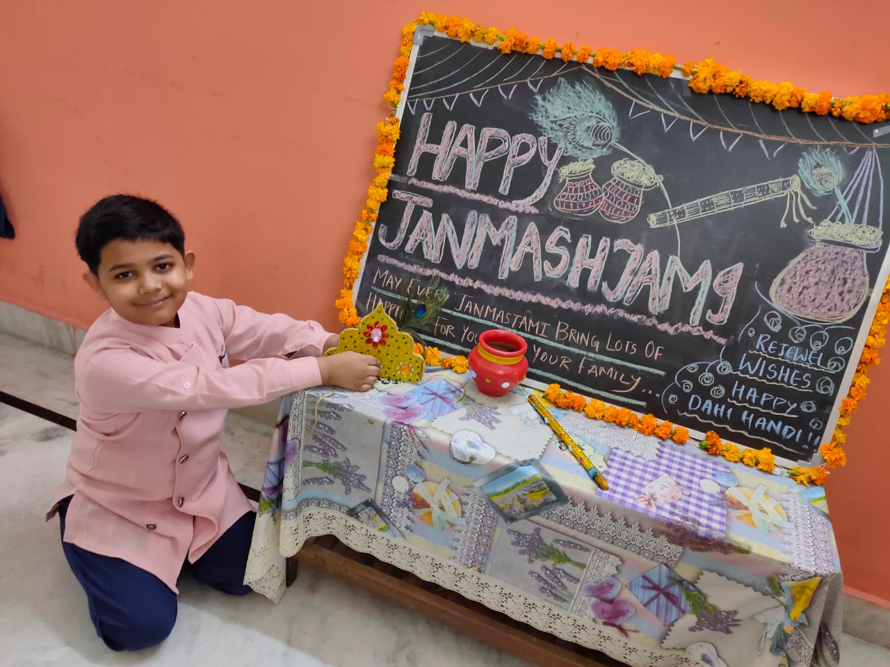 Janmashtmi celebration by Primary students