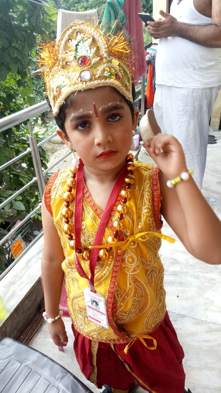 Janmashtmi celebration by Primary students