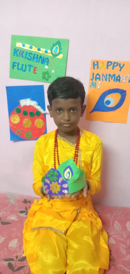 Janmashtmi celebration by Primary students
