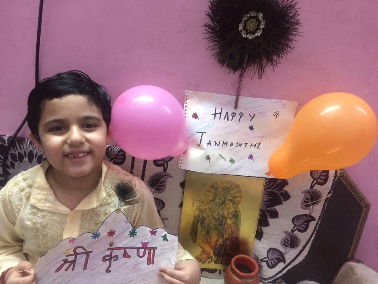 Janmashtmi celebration by Primary students