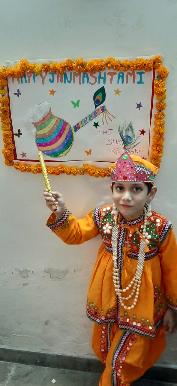 Janmashtmi celebration by Primary students