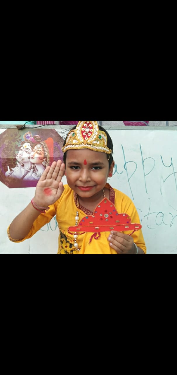 Janmashtmi celebration by Primary students