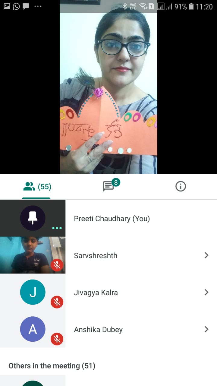 Janmashtmi celebration by Primary students