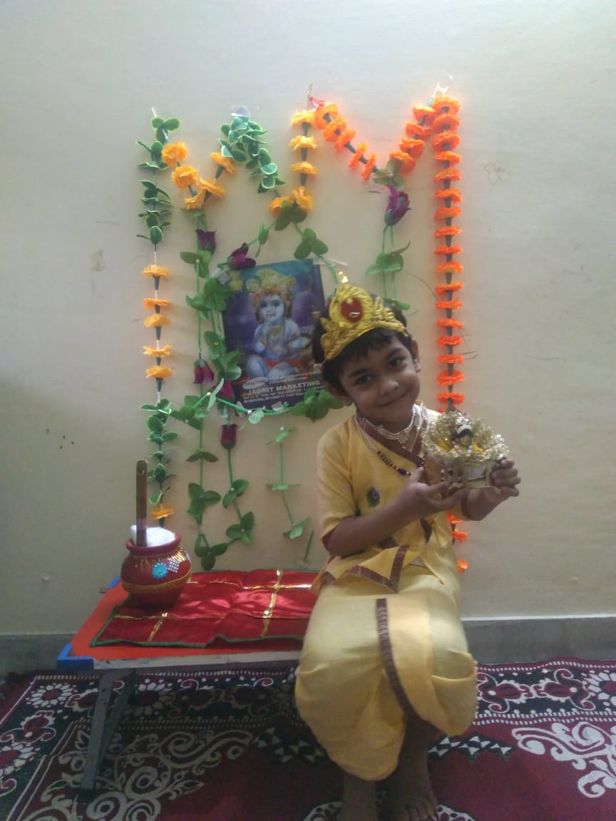 Janamashtami celebration by Pre-Primary kids