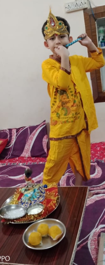 Janamashtami celebration by Pre-Primary kids