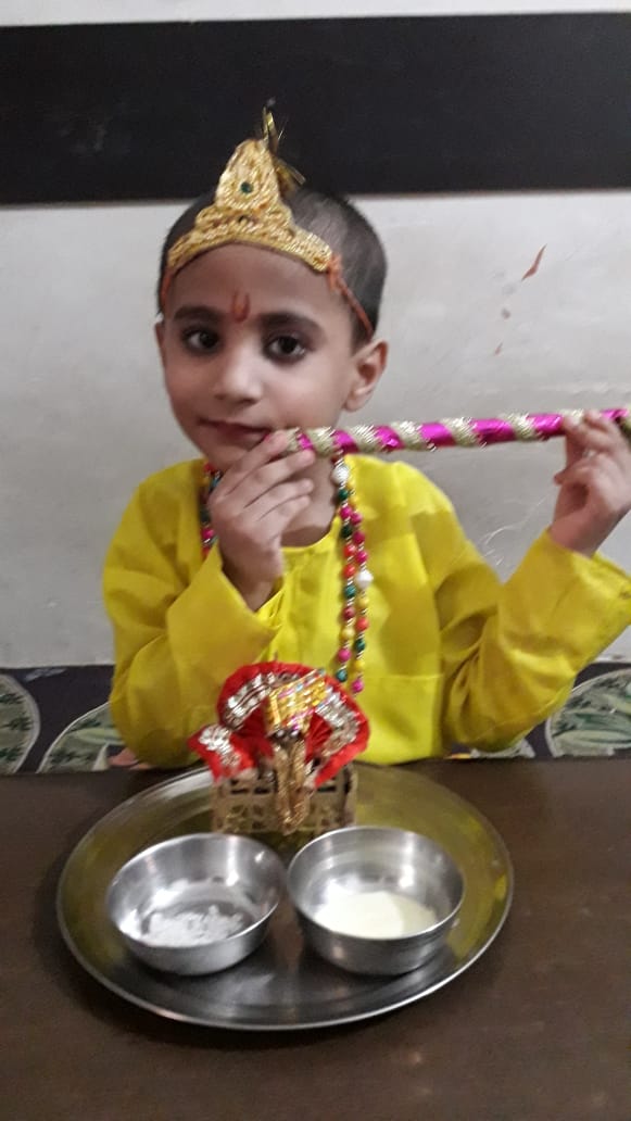 Janamashtami celebration by Pre-Primary kids