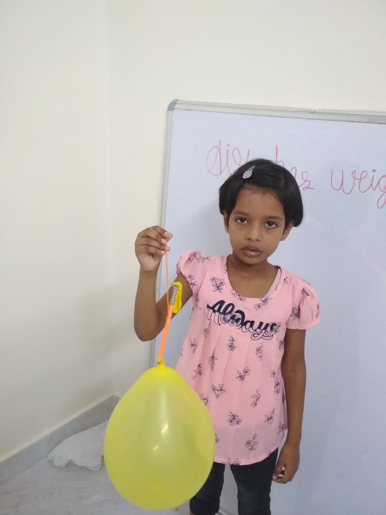 Air & Water Experiment by class I