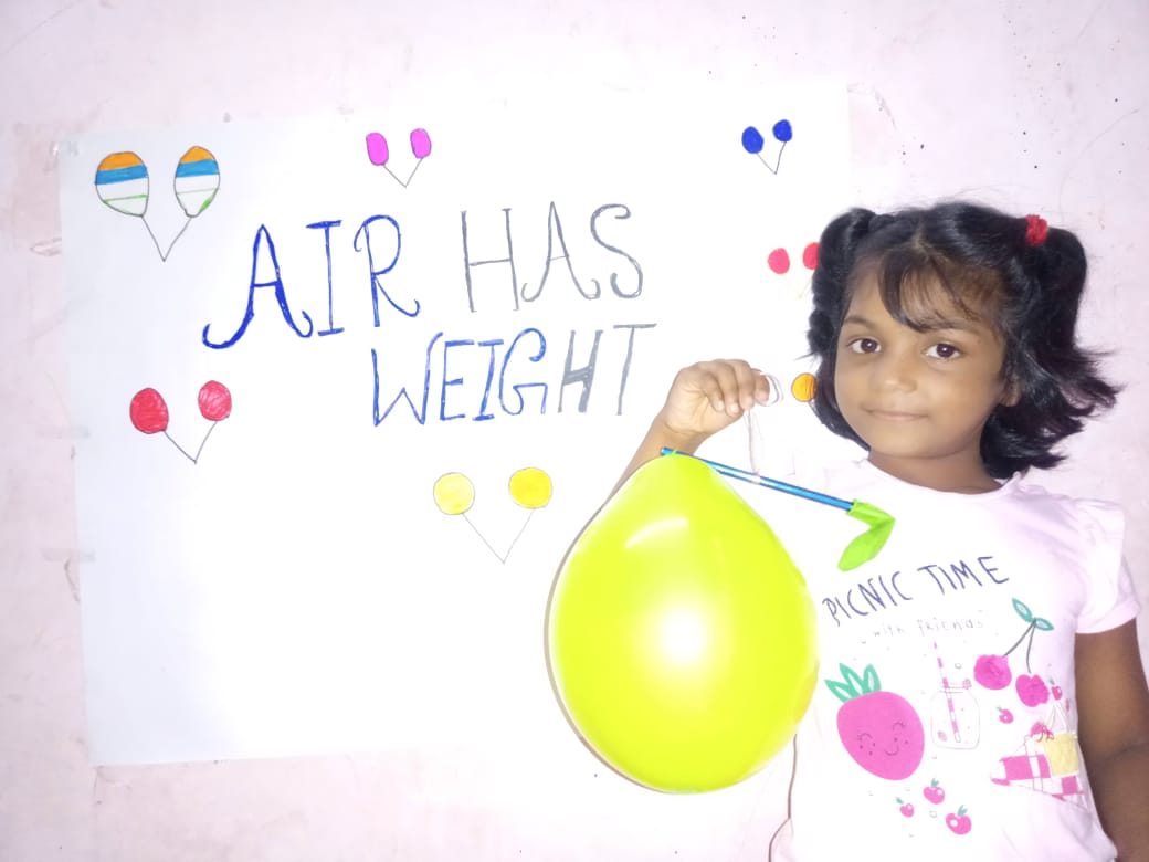 Air & Water Experiment by class I