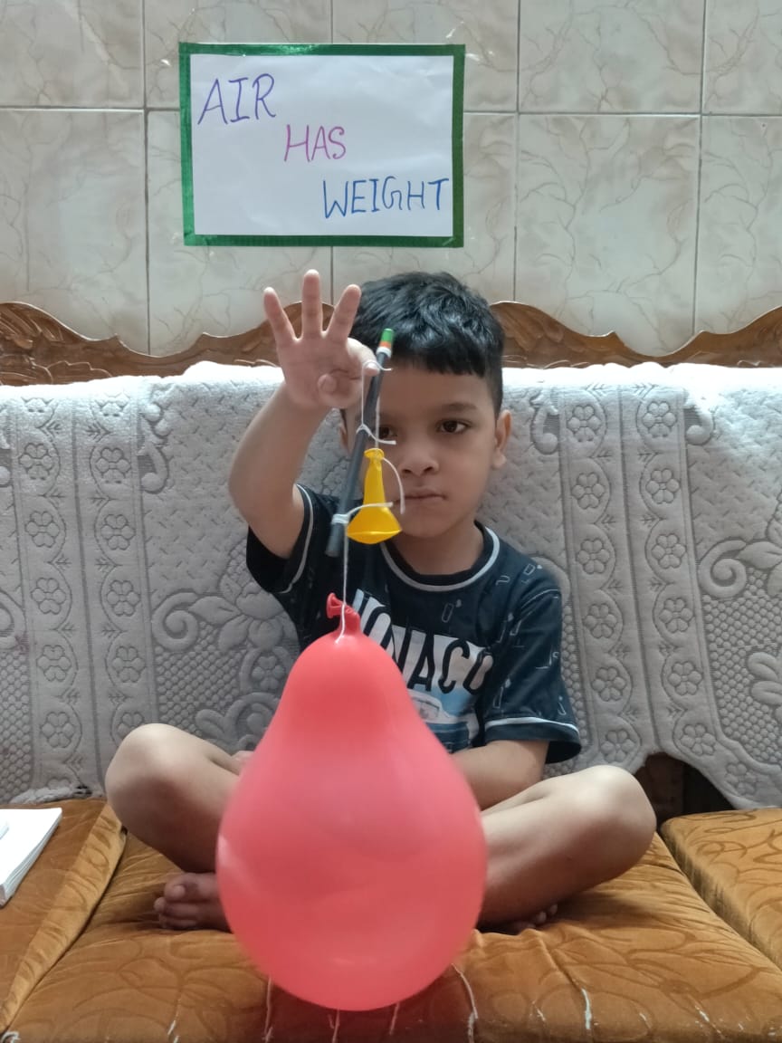 Air & Water Experiment by class I