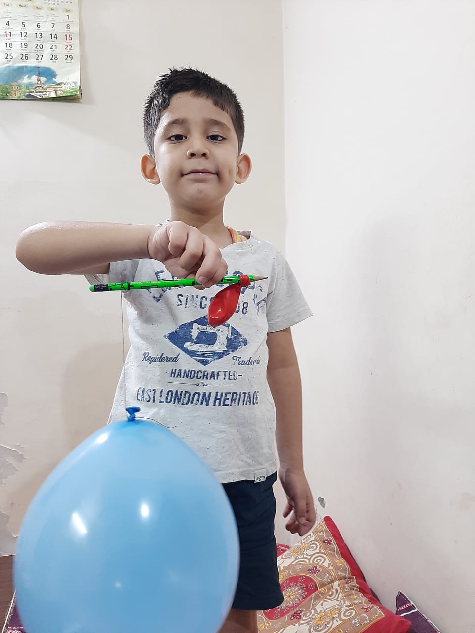 Air & Water Experiment by class I