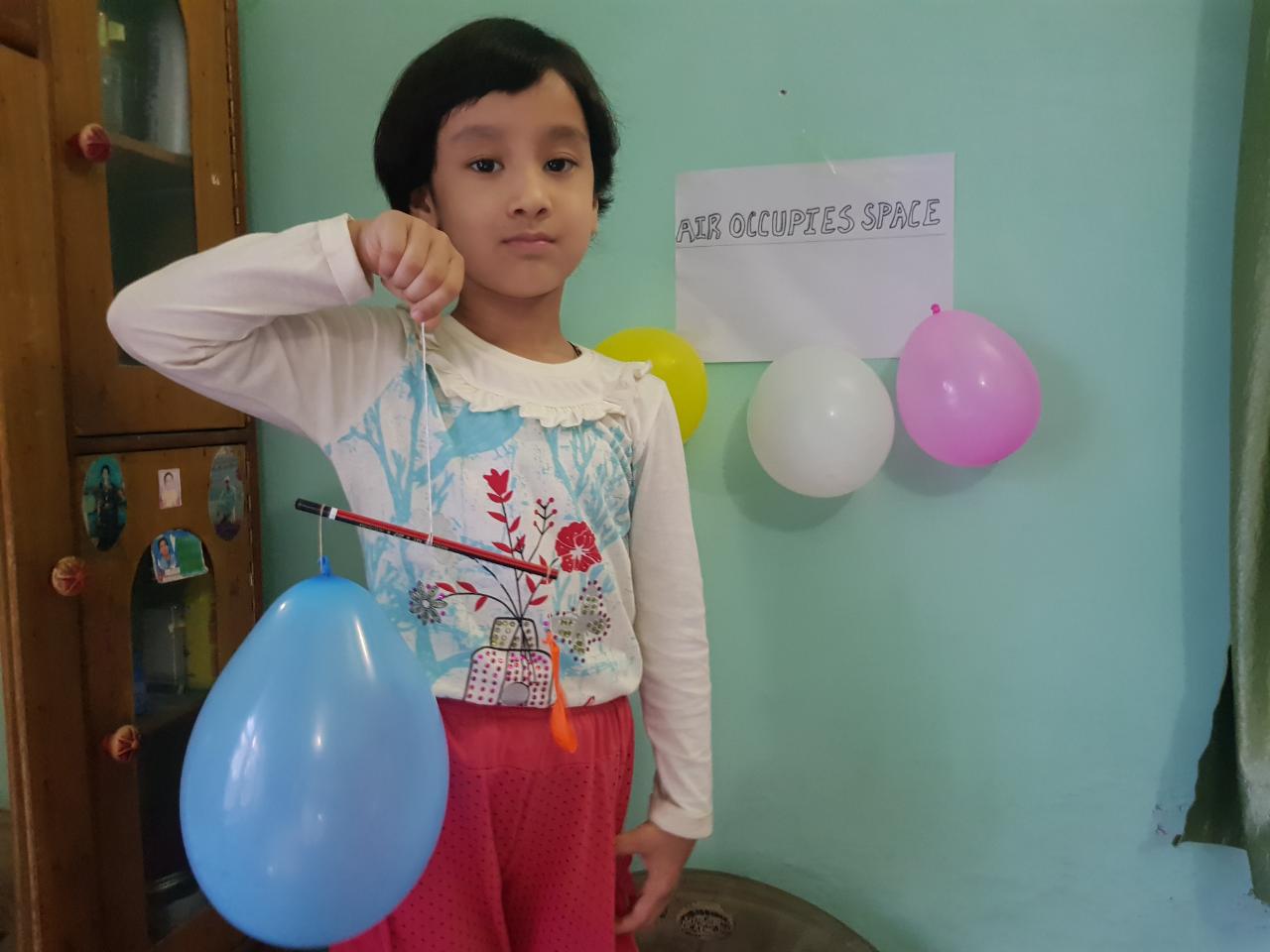 Air & Water Experiment by class I