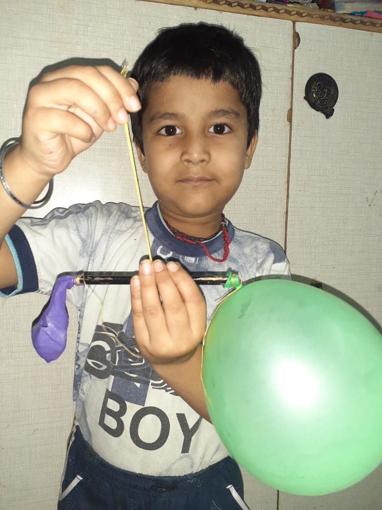 Air & Water Experiment by class I