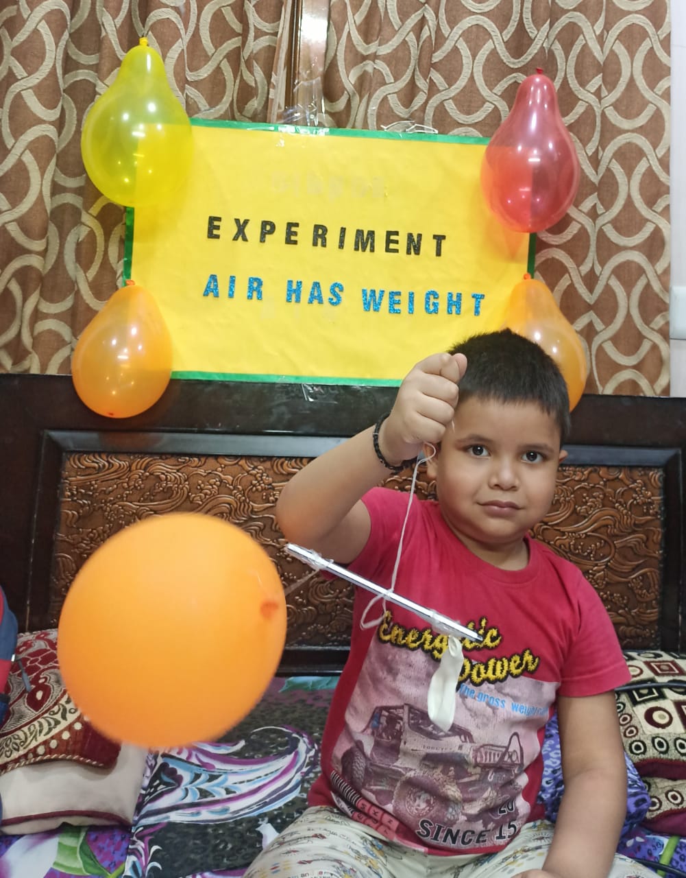 Air & Water Experiment by class I