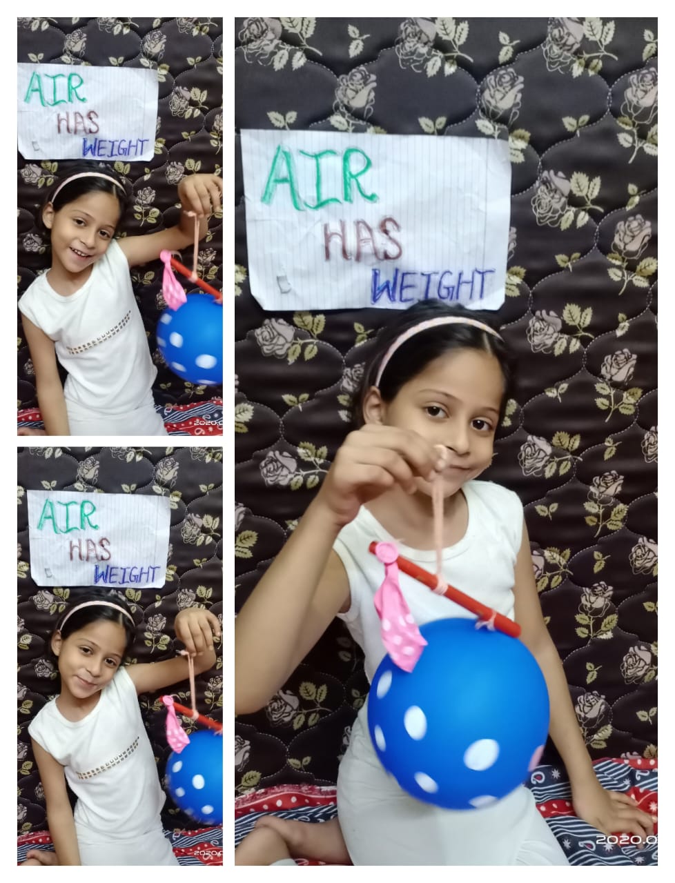 Air & Water Experiment by class I