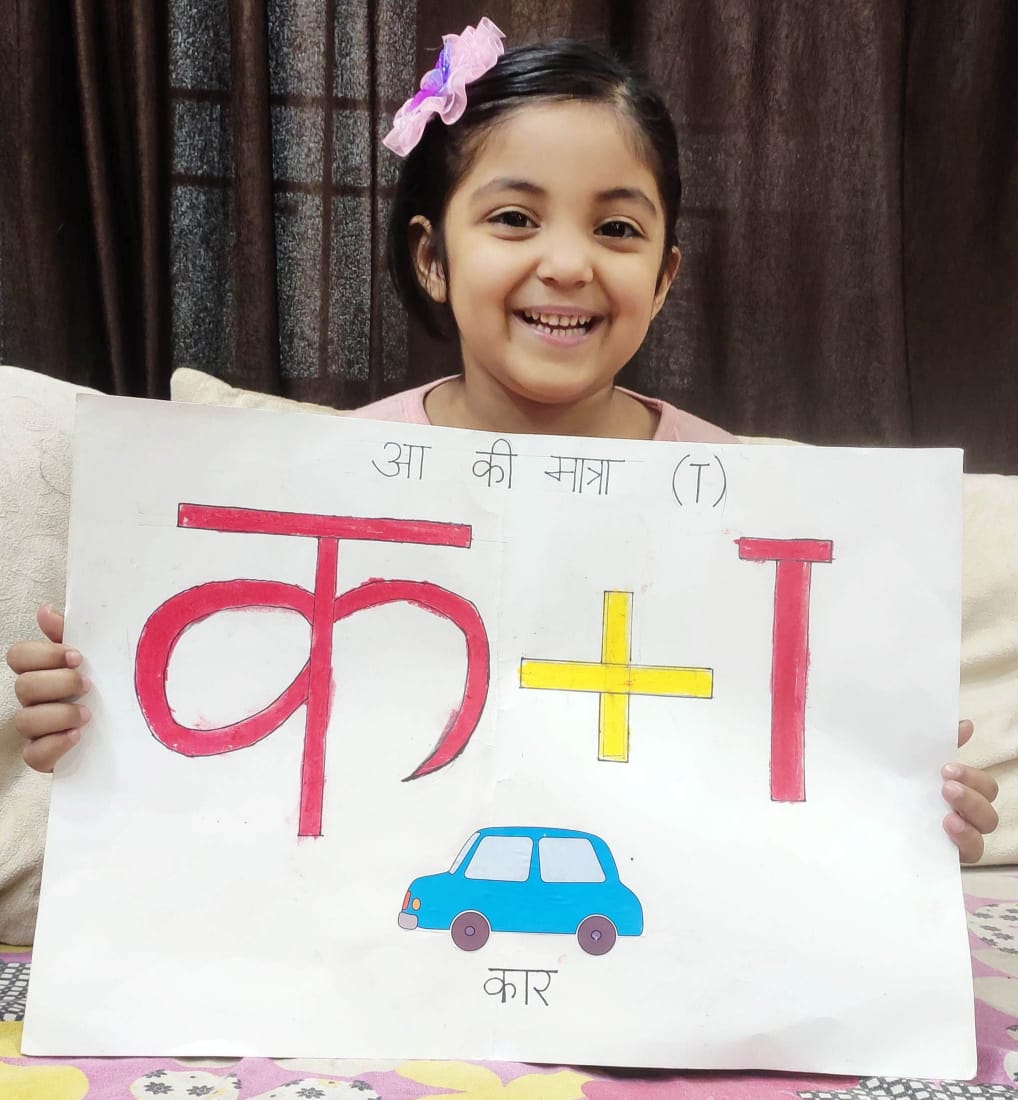 Activity on learning Hindi ‘Matra’