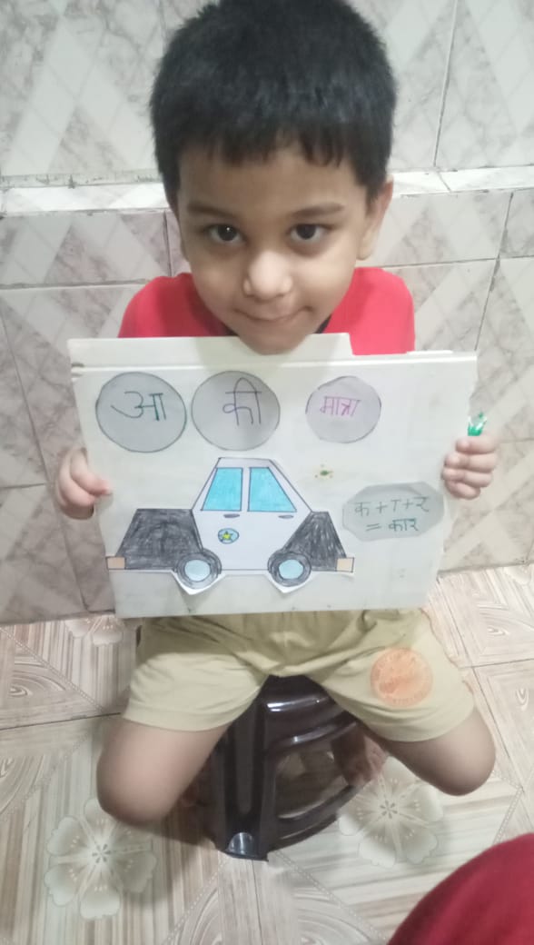 Activity on learning Hindi ‘Matra’