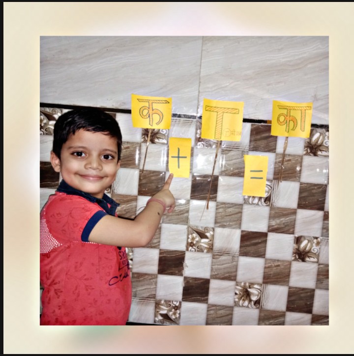Activity on learning Hindi ‘Matra’