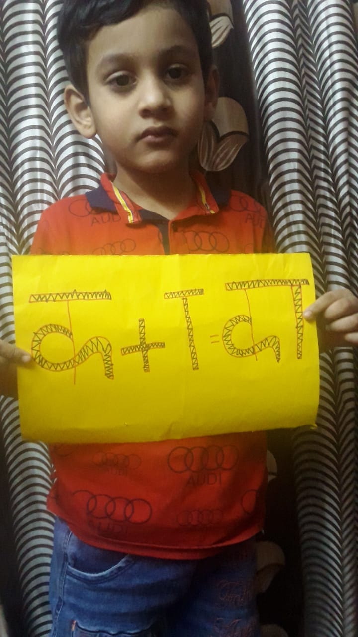Activity on learning Hindi ‘Matra’