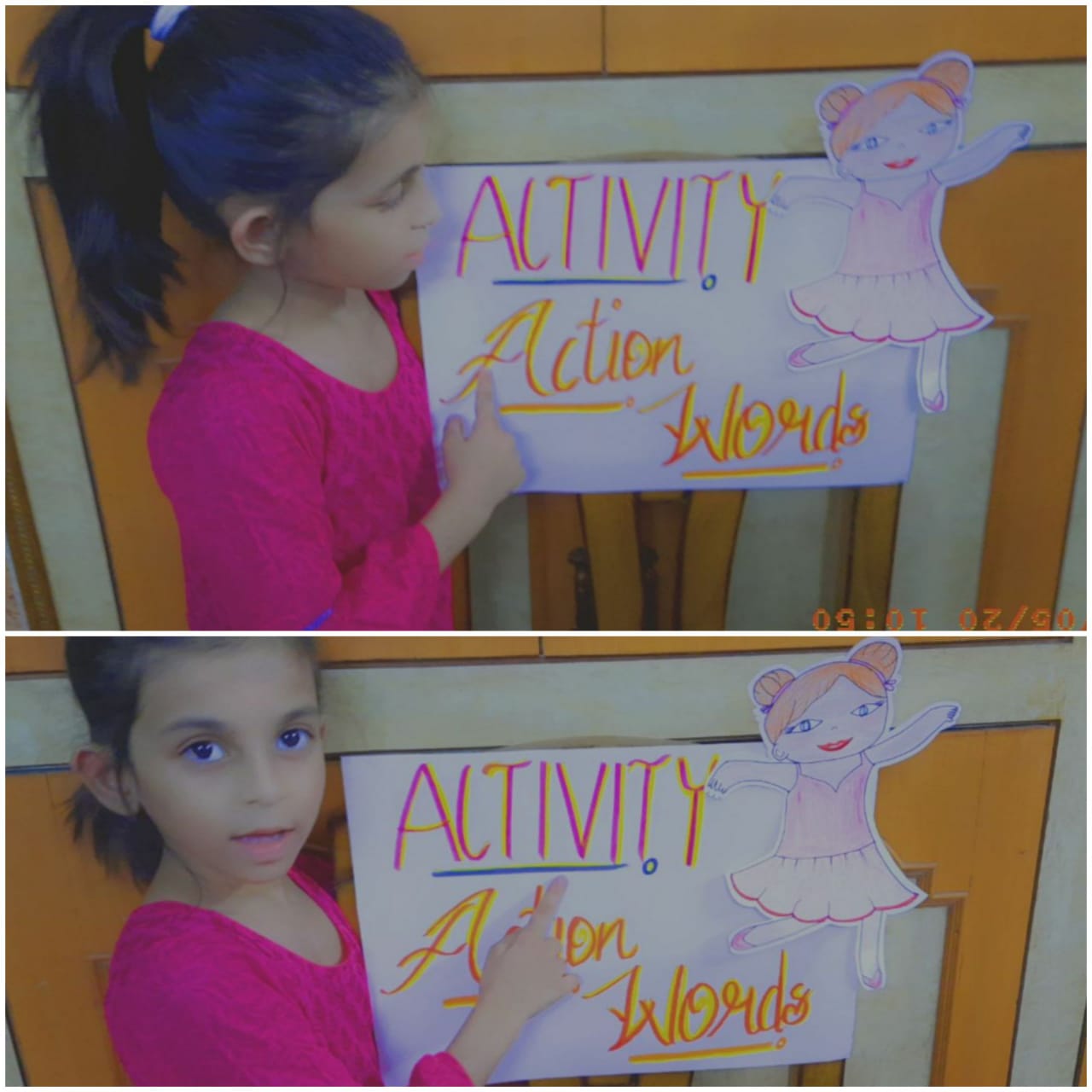 Show and Tell on Action Words