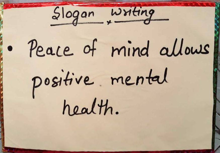 Observation of Mental Health Week