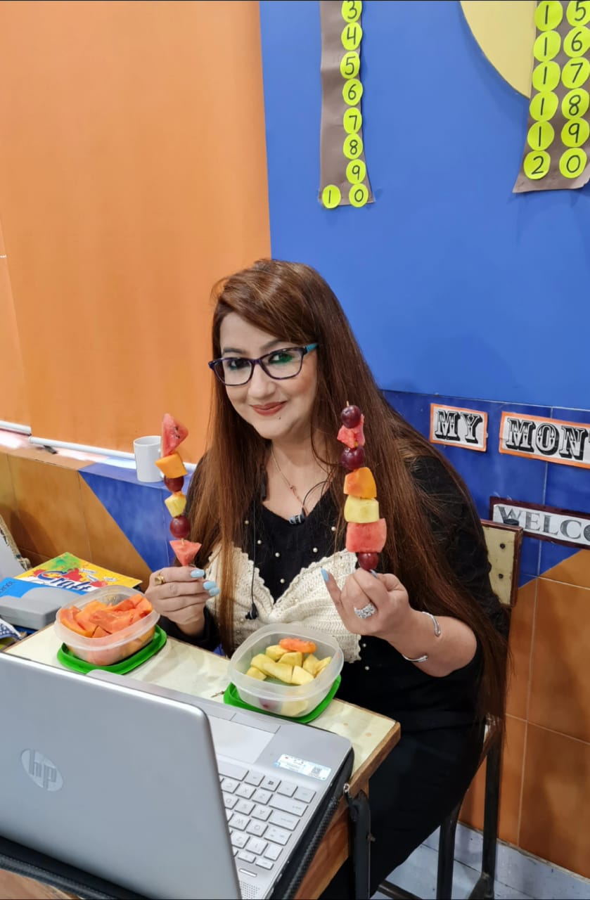 Fruit Kabab and Technology Gadgets activity