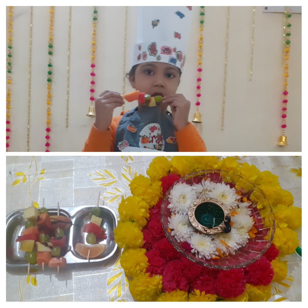 Fruit Kabab and Technology Gadgets activity