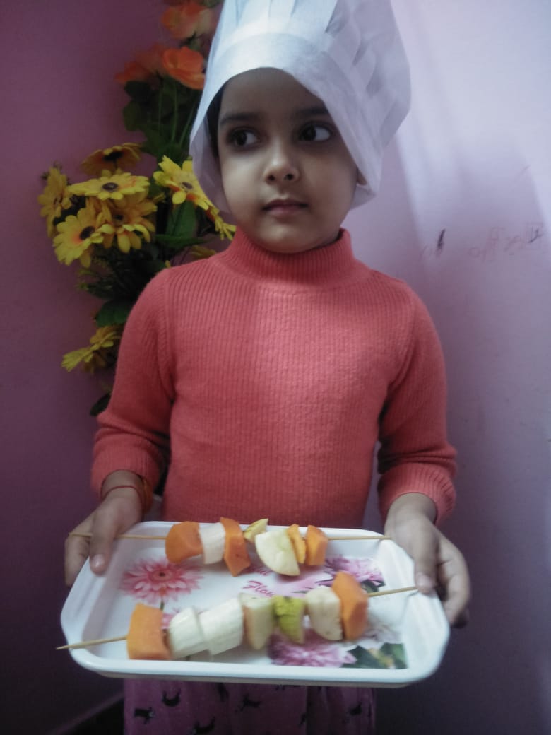 Fruit Kabab and Technology Gadgets activity