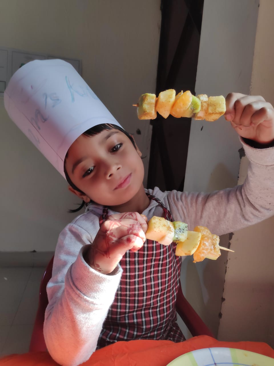Fruit Kabab and Technology Gadgets activity