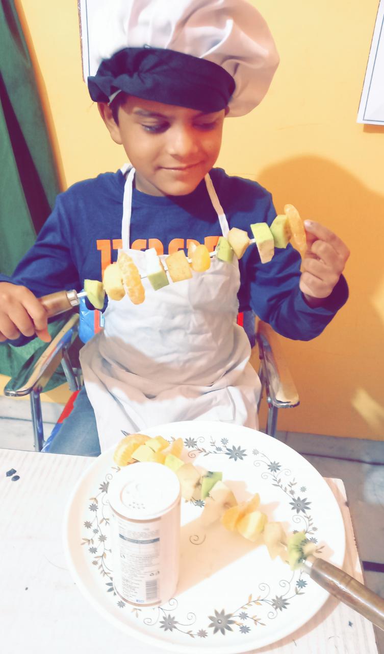 Fruit Kabab and Technology Gadgets activity