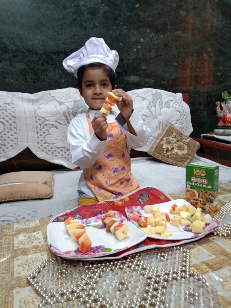Fruit Kabab and Technology Gadgets activity
