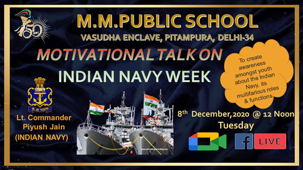 Motivational Talk on Indian Navy Day, 2020