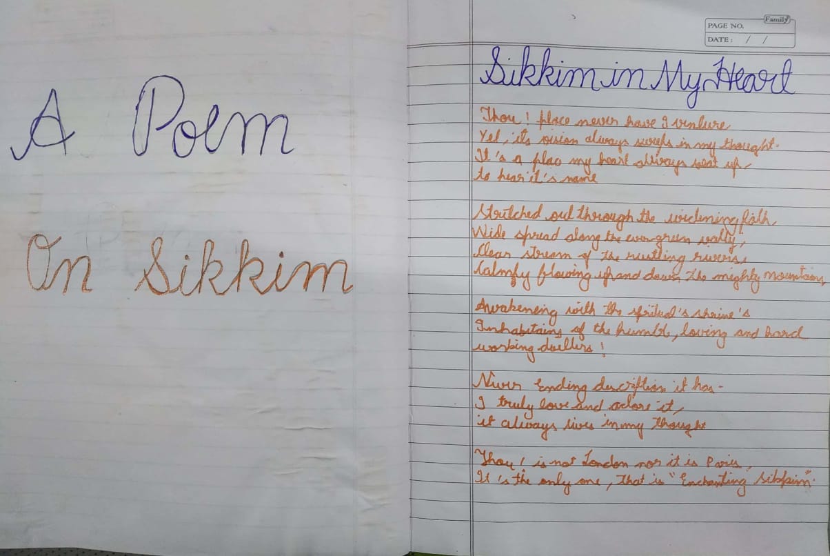 Ek Bharat Shreshth Bharat Acitivty on Languages of Sikkim