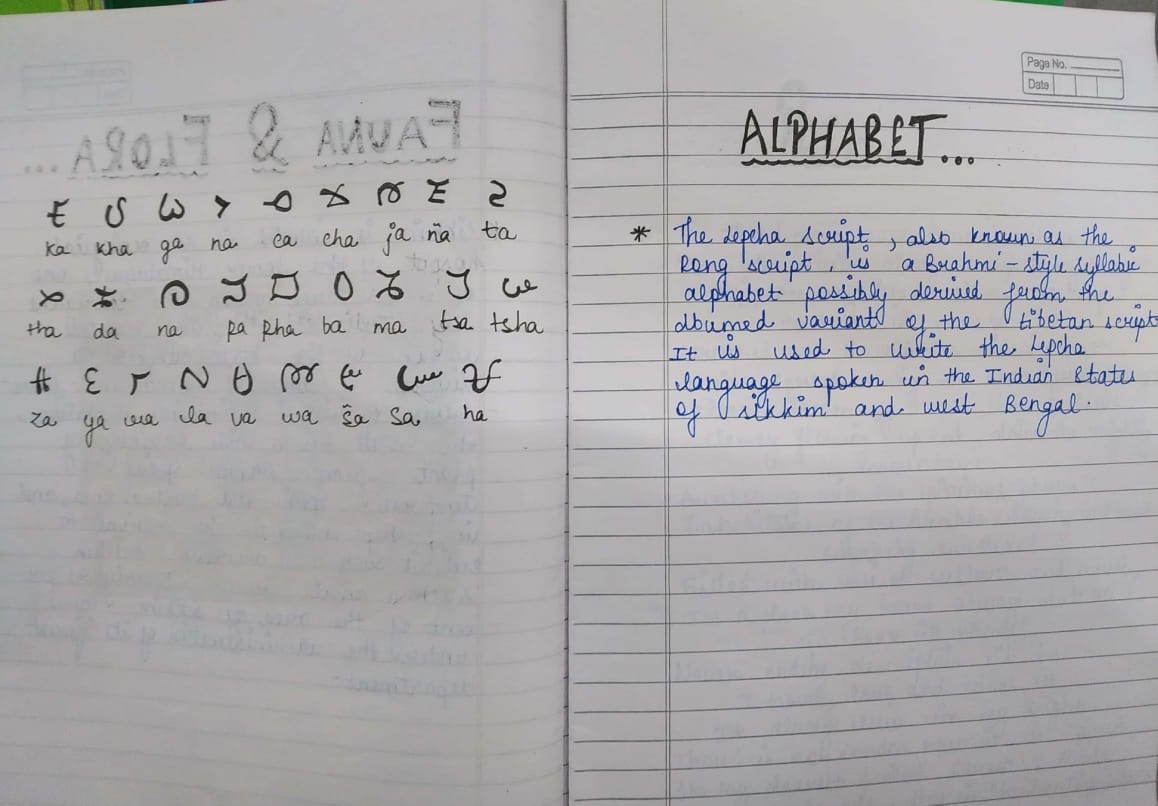 Ek Bharat Shreshth Bharat Acitivty on Languages of Sikkim