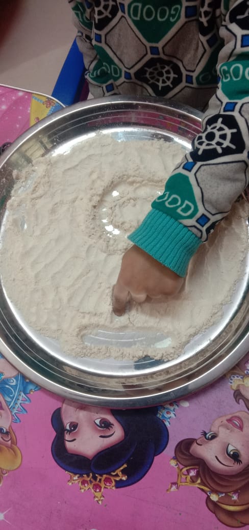 कला एकीकरण द्वारा वर्ण लेखन