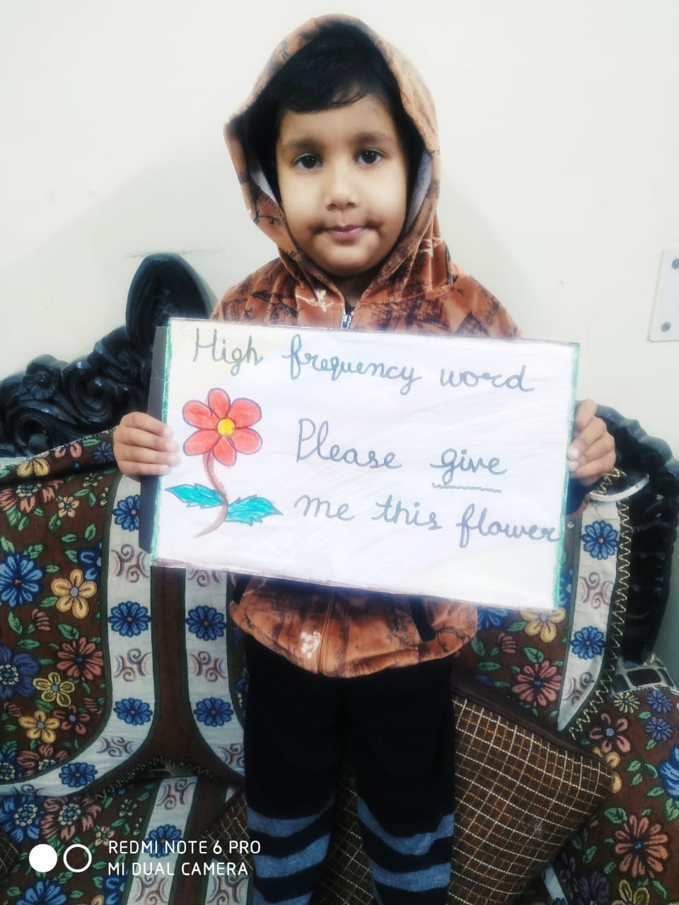High Frequency Words activity by Pre-Primary