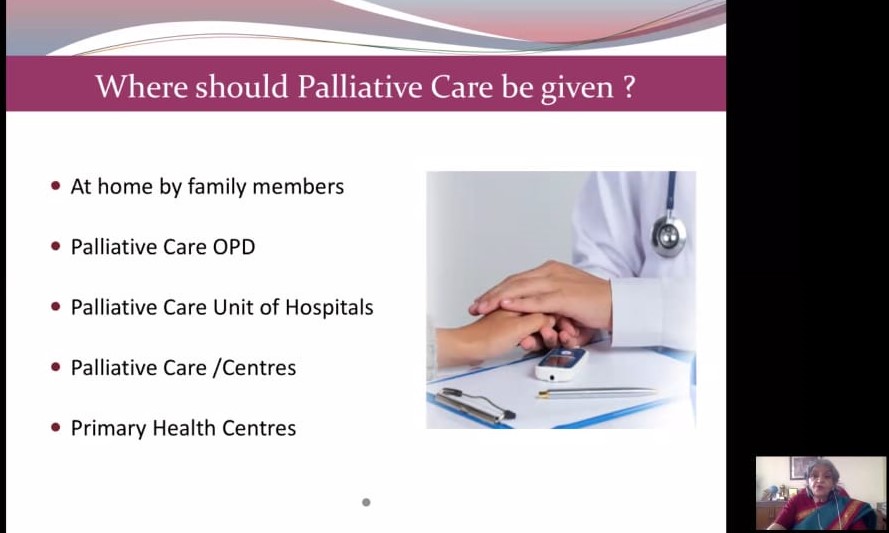 Webinar on Cancer Prevention and Palliative Care