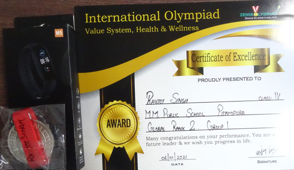 International Olympiad of Value System, Health & Wellness